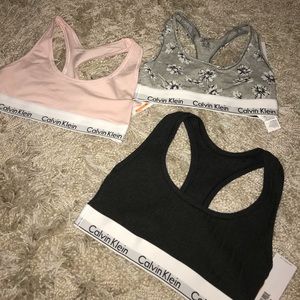 3 COMBO CALVIN KLEIN BRA NEW WITH TAGS SIZE S